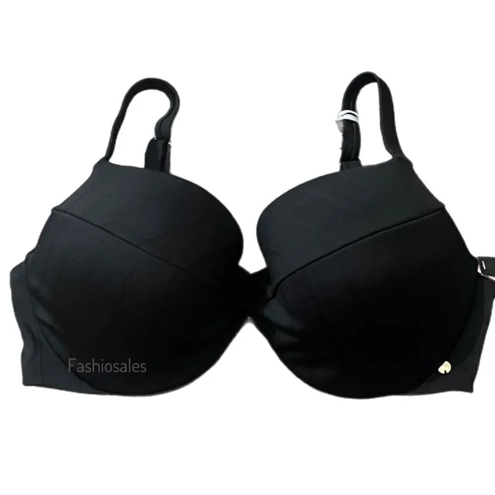 Victorias Secret Swim Twist Removable Push-Up Padding Bikini top Black 38D